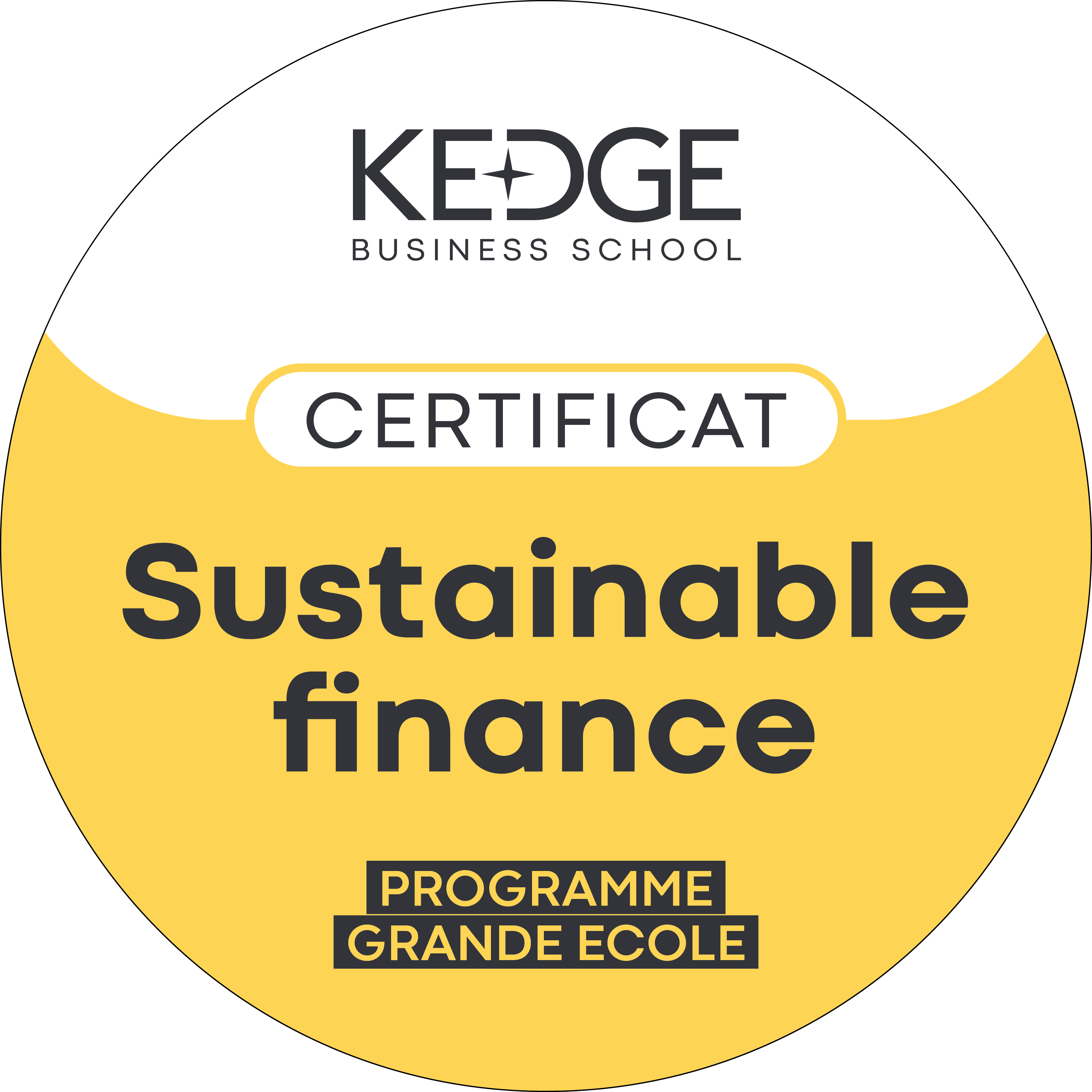 Certificat Finance durable et d'impact (PGE)